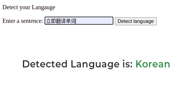 Language Detection